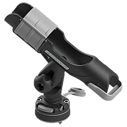 Тримач спінінга BORIKA FASTen HTb213 чорно-сірий з монтажною системою FMb для кріплення на твердих поверхнях (01.03.001.02.01)