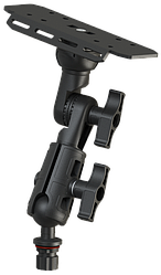 Нахильна алюмінієва платформа для ехолота BORIKA FASTen SLr220-3 для монітора 9-12" з кульовим з'єднанням 1.5"(01.04.041.01.06)