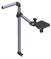 Комплект монтажу ехолота BORIKA FASTen Ft601 чорний для монітора до 7" для кріплення вздовж борту (01.04.031.01.04)