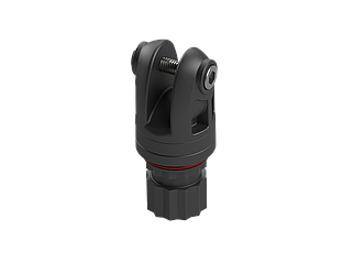 Вилка для тентів BORIKA FASTen Tf256 чорна з армованим поворотним адаптером (01.15.015.01.01)