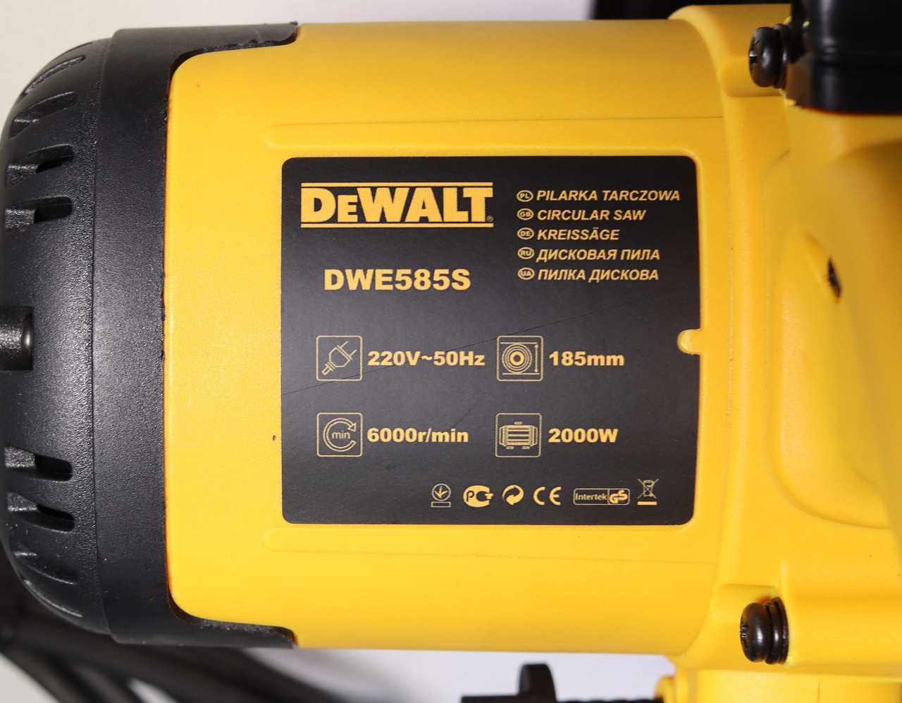 Пила дисковая DeWALT DWE585S - фото 5 - id-p1823210178