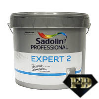 Латексная краска Sadolin Expert 2 для стен и потолка, Белая 10 л