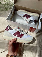 Кросівки жіночі New Balance 237 Red Grey сірий з бордовим легкими круті молодіжні весна літо