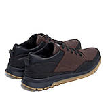 Осінні Весняні чоловічі шкіряні кросівки New Balance (Нью Беленс) коричневі з натуральної шкіри на осінь взуття *95 ч/ол*, фото 5