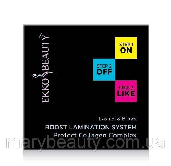 Система для ламінування брів та вій в САШЕ Ekko Beauty Boost Lamination System, фото 1