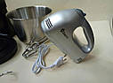 Уценка!!! Міксер електричний з металевою чашею DOMOTEC MS-1133 (слабо фіксується на підставці), фото 6