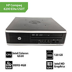 Системний блок Б/В HP Compaq 8200 Elite USDT (Intel G530 / 4GB / SSD 120 GB)