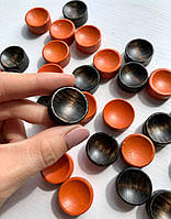 Набор игральных фишек для игры в нарды, шашки, 27×9 мм, арт.812709
