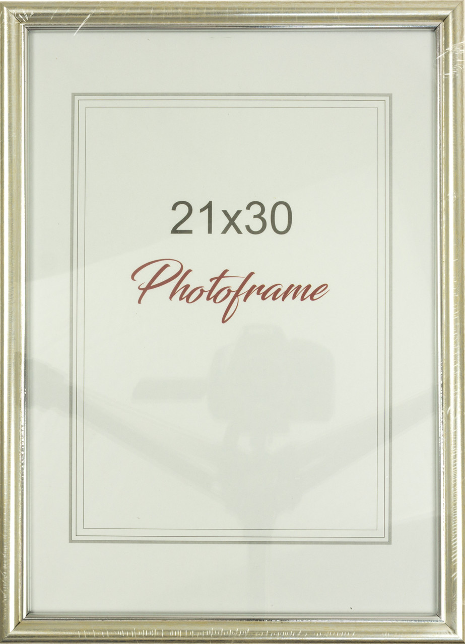 Фоторамка 21х30 №1MK-115 срібна (22)
