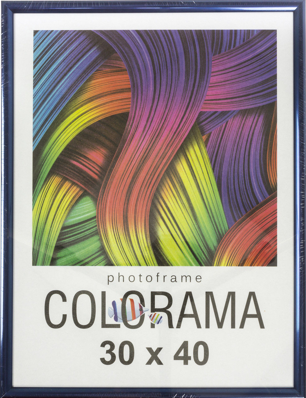 Фоторамка "LA-NEW Colorama" 30х40 blue metallic(10)