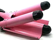 Потрійна плойка хвиля для завивки волосся 90Вт Gemei GM-1956, фото 5