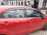 Вітровики, дефлектори вікон KIA RIO/Pride 2011 ->HB (Kyoung Dong/Корея), фото 3