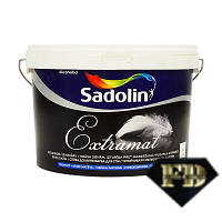 Акриловая краска Sadolin Extramat для стен и потолка, Белая, BW