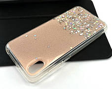 Чохол на Huawei Y5 2019 накладка бампер Yonikou силіконовий бежевий, фото 2