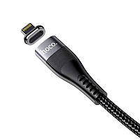 USB Кабель HOCO U99 Магнитный Type-C - Lightning для телефона, ноутбука, пк 100W 1.2М Черный