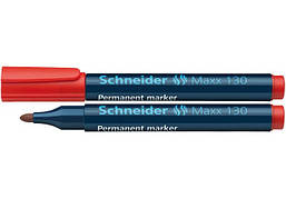 Маркер перманентний Schneider Maxx 130 2-3 мм червоний
