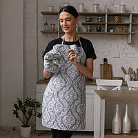 Кухонний набір водовідштовхувальний "Вензель сірий" 3 предмета