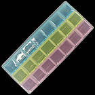 Контейнер для страз різнокольоровий на 21 осередок.