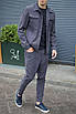 Костюм чоловічий вельветовий графіт піджак і штани бавовна, фото 4