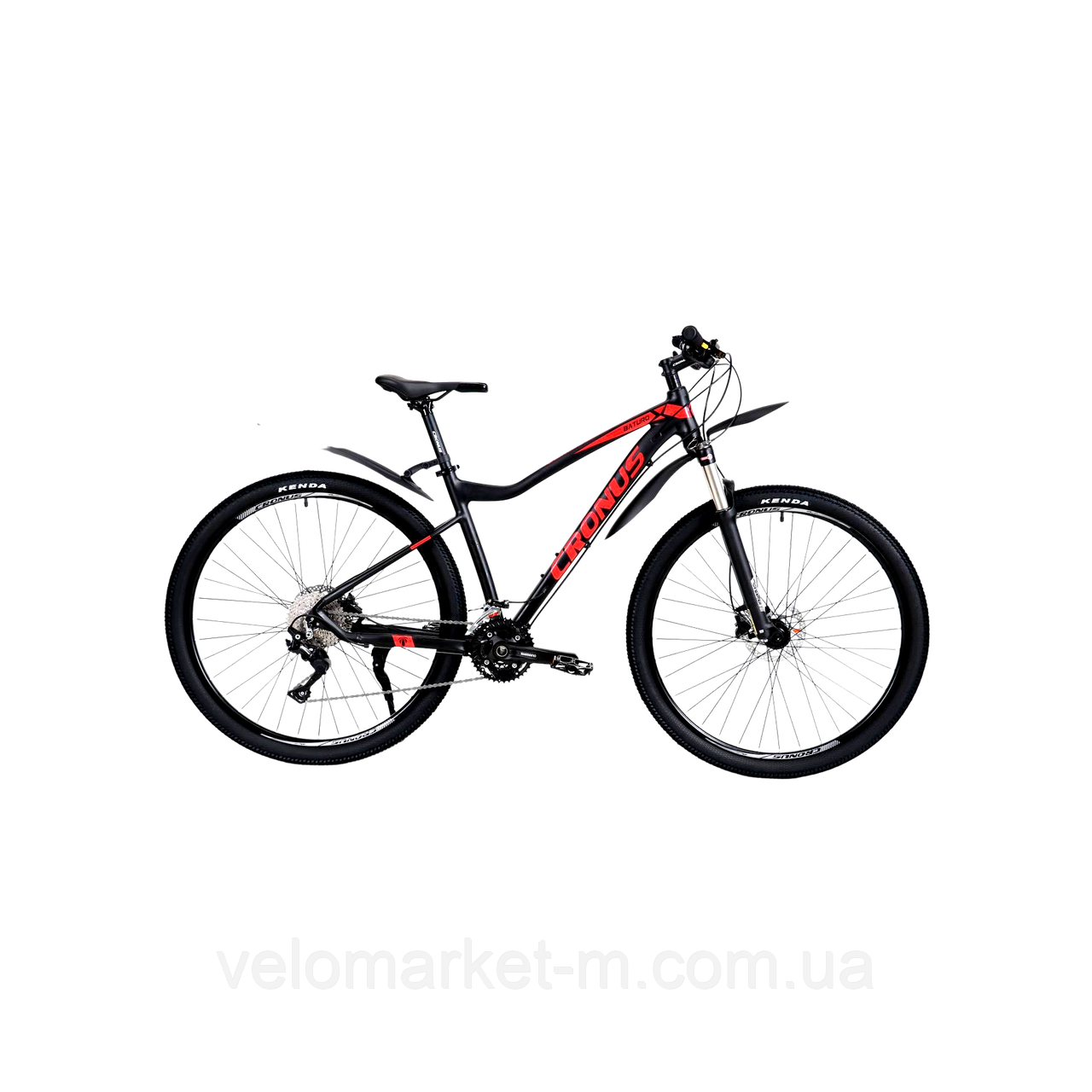ВЕЛОСИПЕД CRONUS BATURO 520 29" 21" ЧОРНИЙ-ЧЕРВОНИЙ