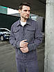 Костюм чоловічий вельветовий графіт піджак і штани бавовна, фото 8