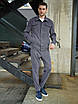 Костюм чоловічий вельветовий графіт піджак і штани бавовна, фото 9