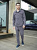 Костюм чоловічий вельветовий графіт піджак і штани бавовна, фото 10