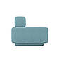 Крісло Corner Grey Blue (D61) 80x80x65, фото 3