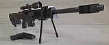 Страйкбольна дитяча гвинтівка Barrett M82 CYMA P.1161, пістолет, 2 магазини, лазер, ліхтар, фото 3