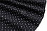 Двошаровий жатий муслін зі світлим горошком на чорному фоні, ширина 135 см, фото 3