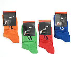 Жіночі короткі шкарпетки стрейчеві "N" бавовна сітка розмір 36-40 12 пар/уп яскраве асорті