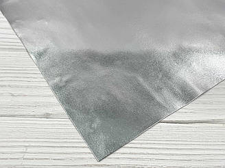 Кожзам стрейч на метраж - №1 срібло