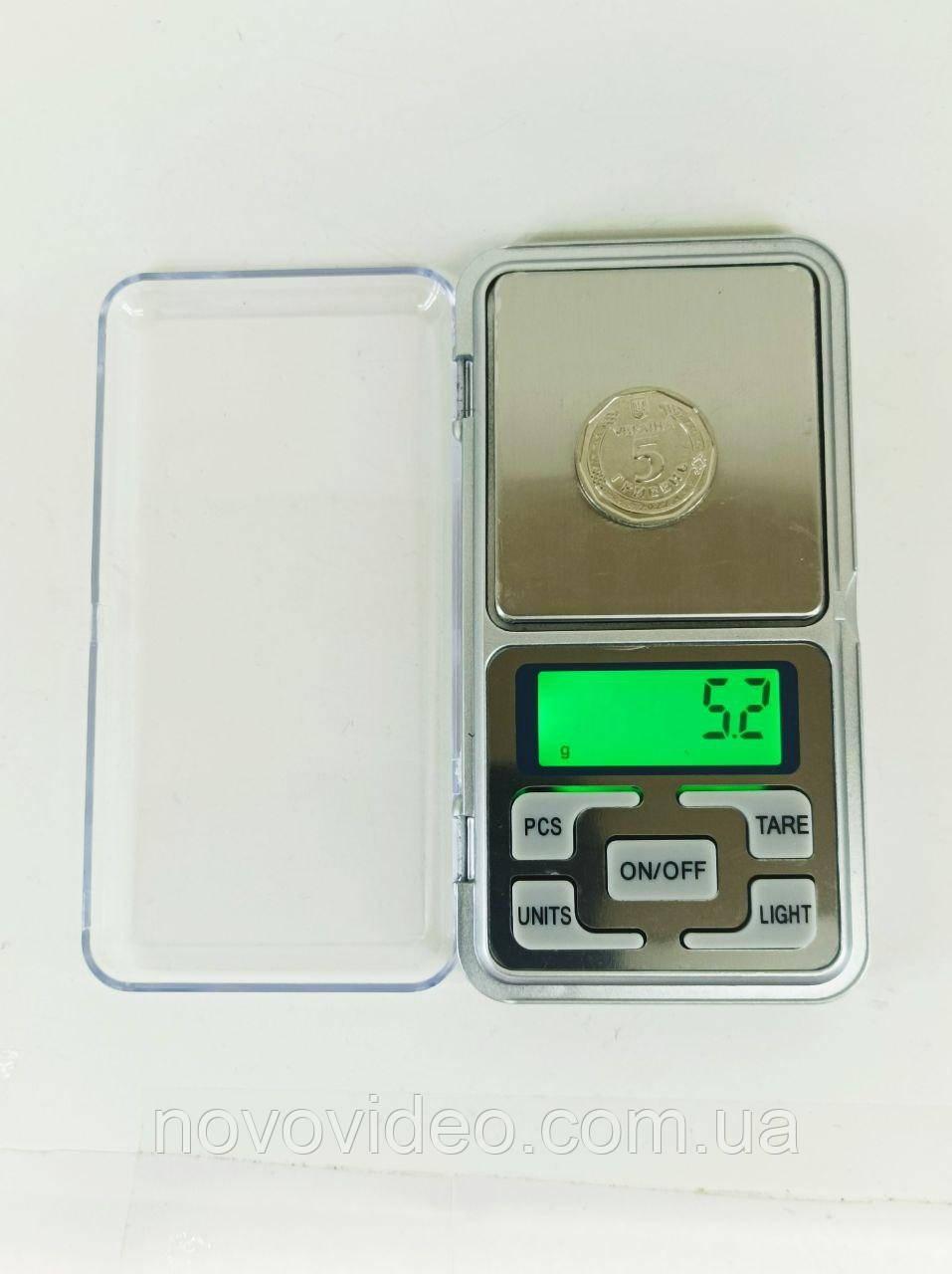 Ваги ювелірні портативні MH-500 з високою точністю вимірювань на 500 г із похибкою 0,1 г, фото 1