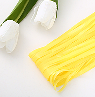 Шторка завіса із дощу жовта, штора для створення фотозони 1х2 метри