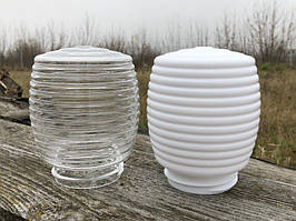 Плафон А85 "Бочка" ПММА 125 мм для світильників в агресивному середовищі