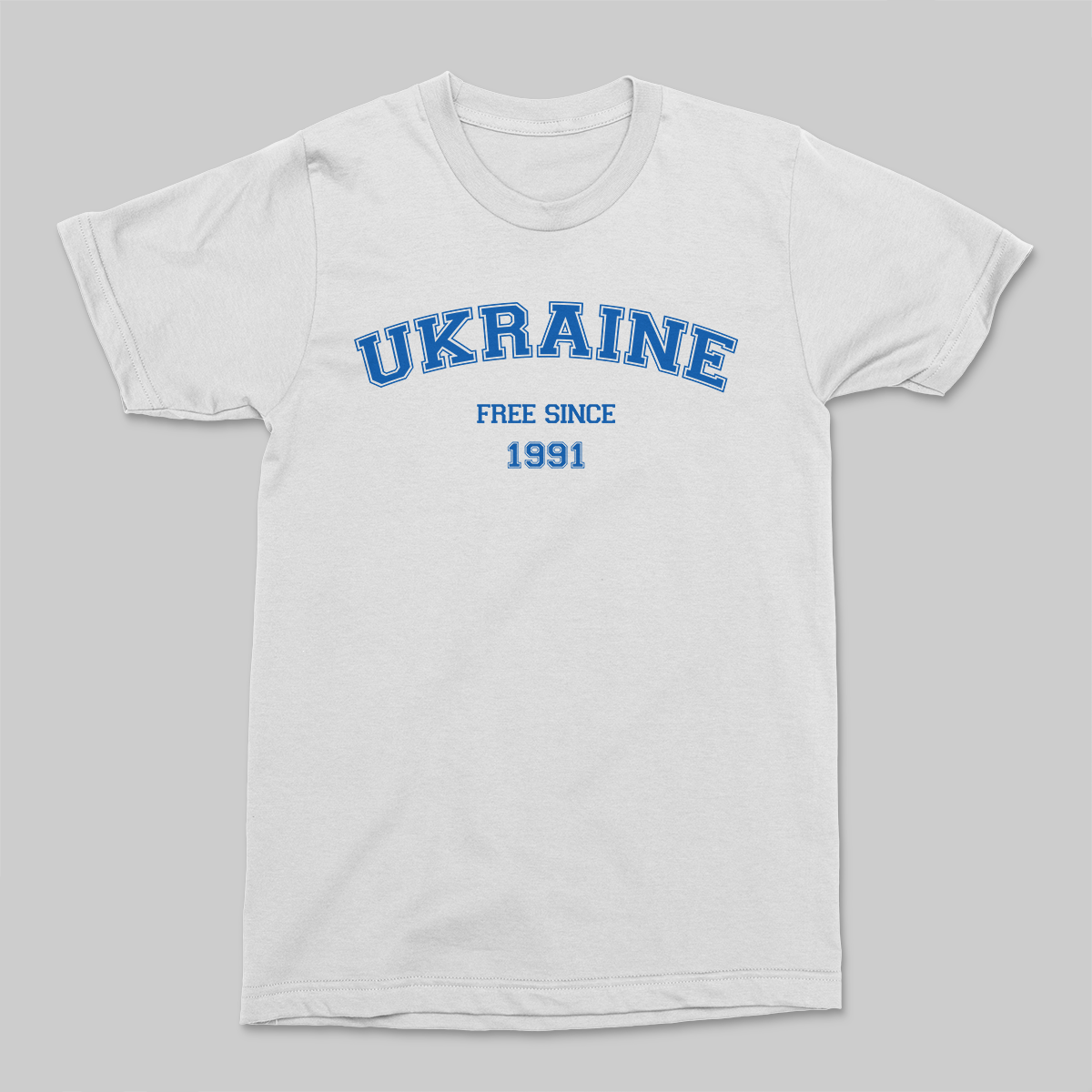 Біла футболка унісекс "ORIGINALS - Вільна Україна з 1991" / футболка з патріотичним малюнком