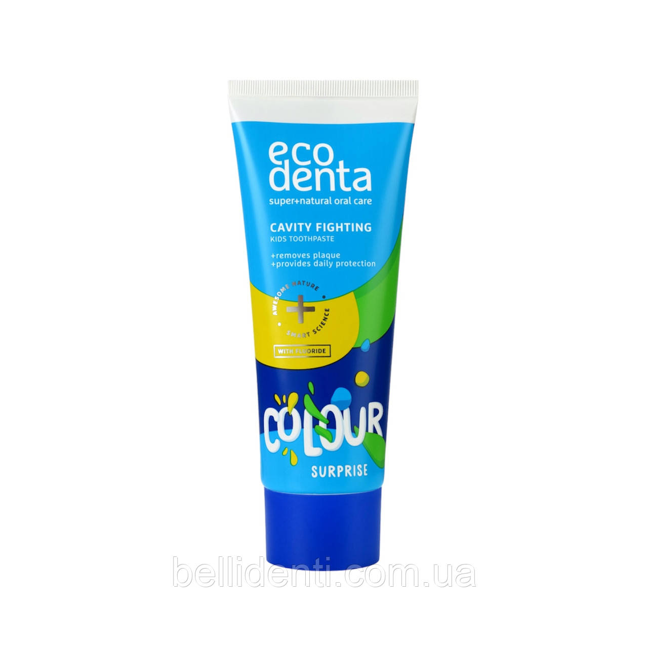 Дитяча зубна паста Ecodenta Expert Colour Surprise від 6 років (фтор 1448, смак дині), 75 мл