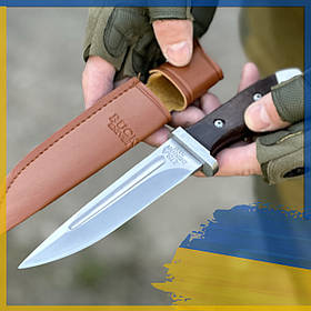 Тактичний ніж Buck 2008 USA Army, армійський ніж, мисливський ніж, ніж із чохлом, ніж мисливця, військовий ніж