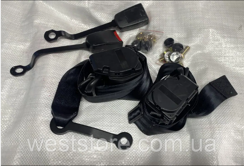 Ремені безпеки Ваз 2108 2109 21099 2113 2114 2115 передні інерційні (к-кт 2шт), фото 1