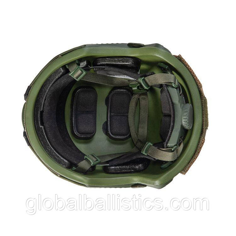 Тактический Шлем Каска FAST олива с наушниками M31H Баллистический - фото 7 - id-p1823346401