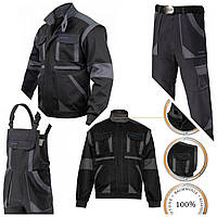 Спецодежда защитная комплект куртка, полукомбинезон, штаны, спецовка мужская костюм роба для рабочих польша