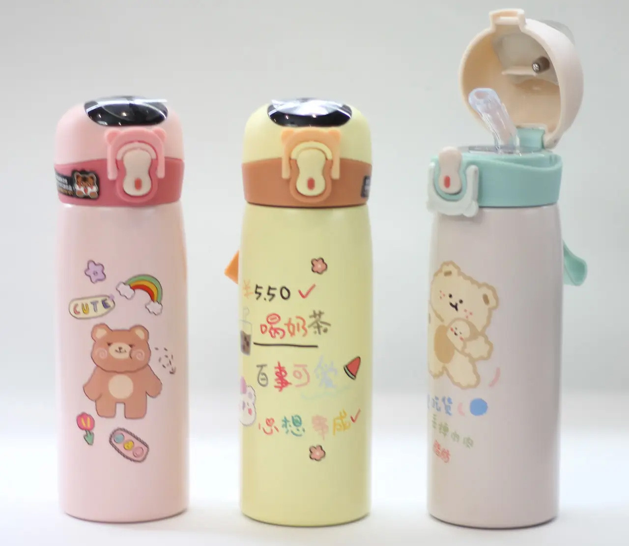 Дитячий термос із датчиком індикатором температури 450 мл із LED екраном EL-ZY-001