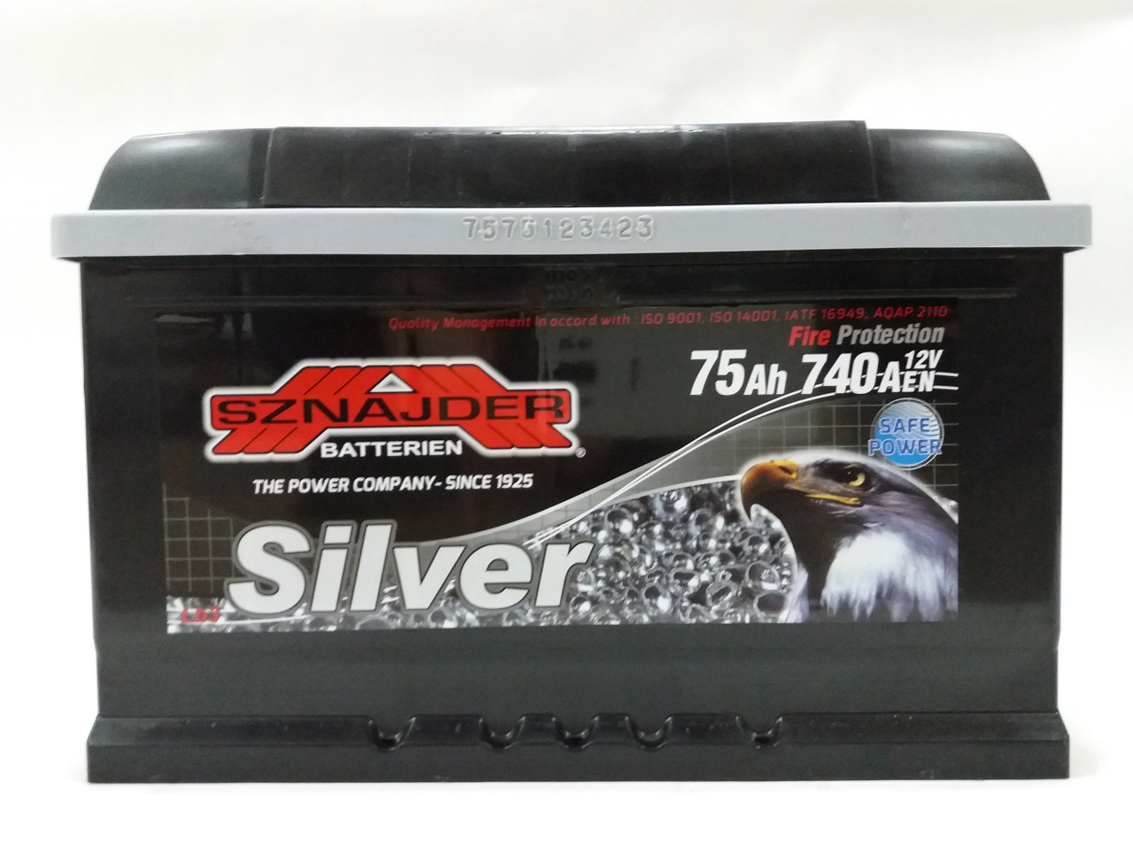 Автомобільний акумулятор  Sznajder Silver 75ah 740A R+