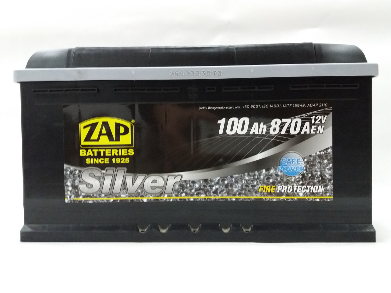Автомобільний акумулятор ZAP Silver 100Ah 870A R+