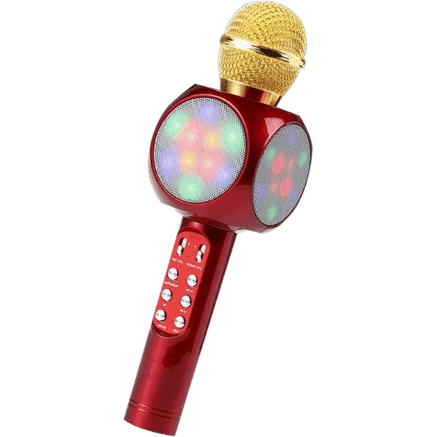 Бездротовий караоке мікрофон з підсвічуванням (кольори) WS1816 1 сорт, фото 1