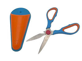 Ножиці кухонні універсальні побутові нержавіюча сталь Ножиці кулінарні для м'яса та птиці з чохлом на магніті 21cm