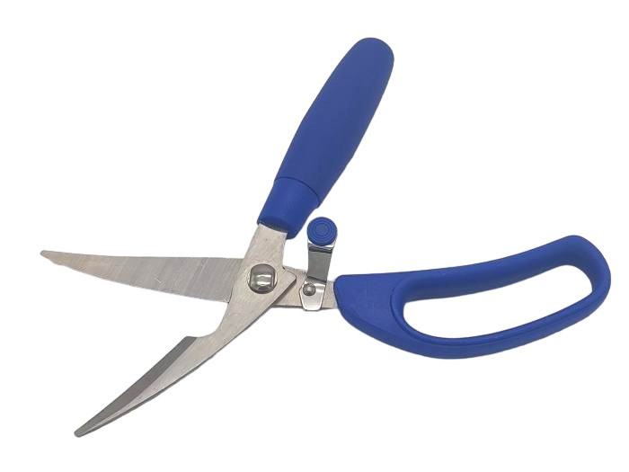 Ножиці кухонні універсальні побутові нержавіюча сталь Ножиці кулінарні для м'яса та птиці металеві L 24 cm