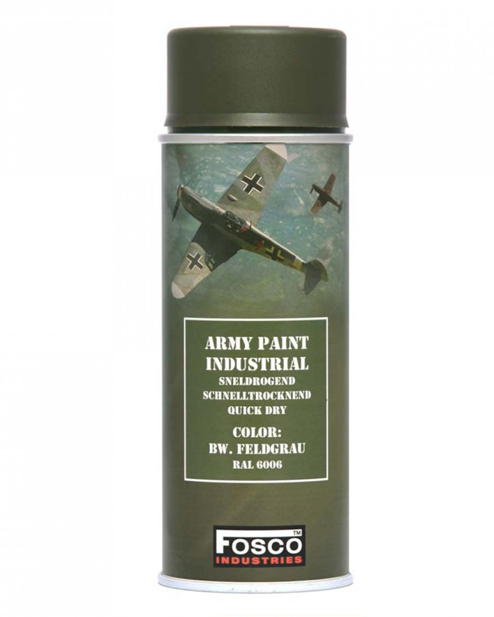 Фарба маскувальна, професійна (НАТО) FOSCO ARMY PAINT 400 ml - BW Feldgrau