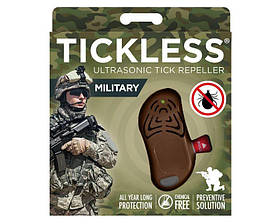 Ультразвуковий відлякувач кліщів для дорослих TickLess - військовий коричневий