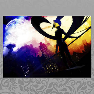 Плакат А4 Аніме Durarara 002